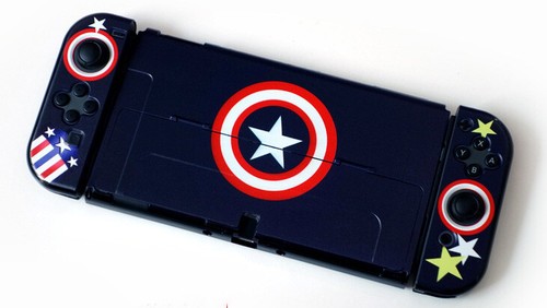 NS OLED Split Cover Skin Hard Case Shell For Nintendo Switch Subject Limitation - Bild 26 von 29