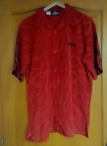 T-shirt Harley-Davidson Homme 4XL Rouge - Logo Serpent Cobra - Coton - Neuf Sans étiquettes - Motard
