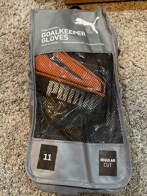 Puma Ultra Protect 3 Rc Goalkeeper Gloves Mens Size 11 Orange Black   041703-01