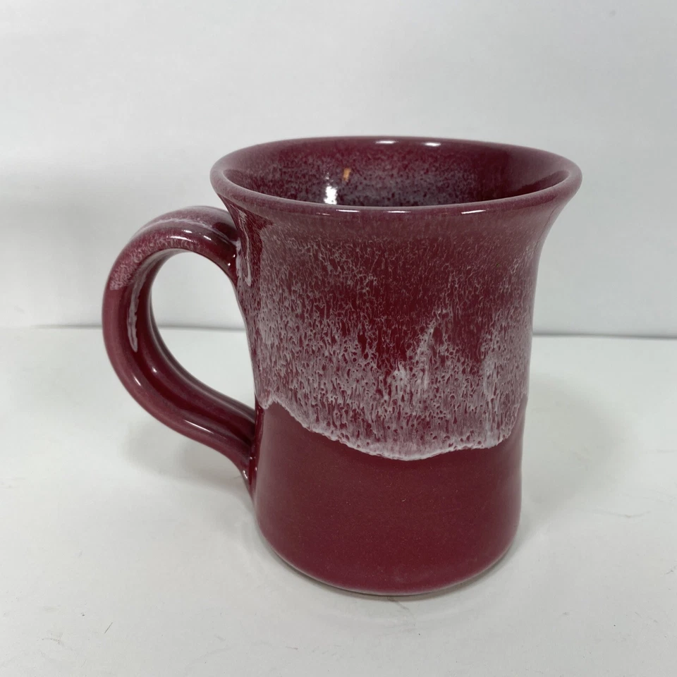 2007 US Women's Open Pine Needles Golf Coffee Mug Pink Handthrown Deneen Pottery - Image 3 of 4