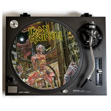 IRON MAIDEN Turntable Slipmat for Vinyl Records 12" DJ Slip Mat heavy metal