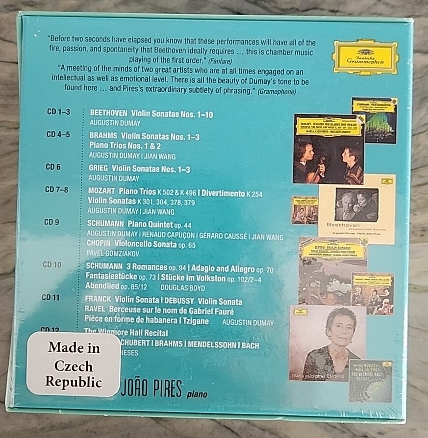Maria Joao Pires Complete Chamber Music Recordings on DG (12 CD Set