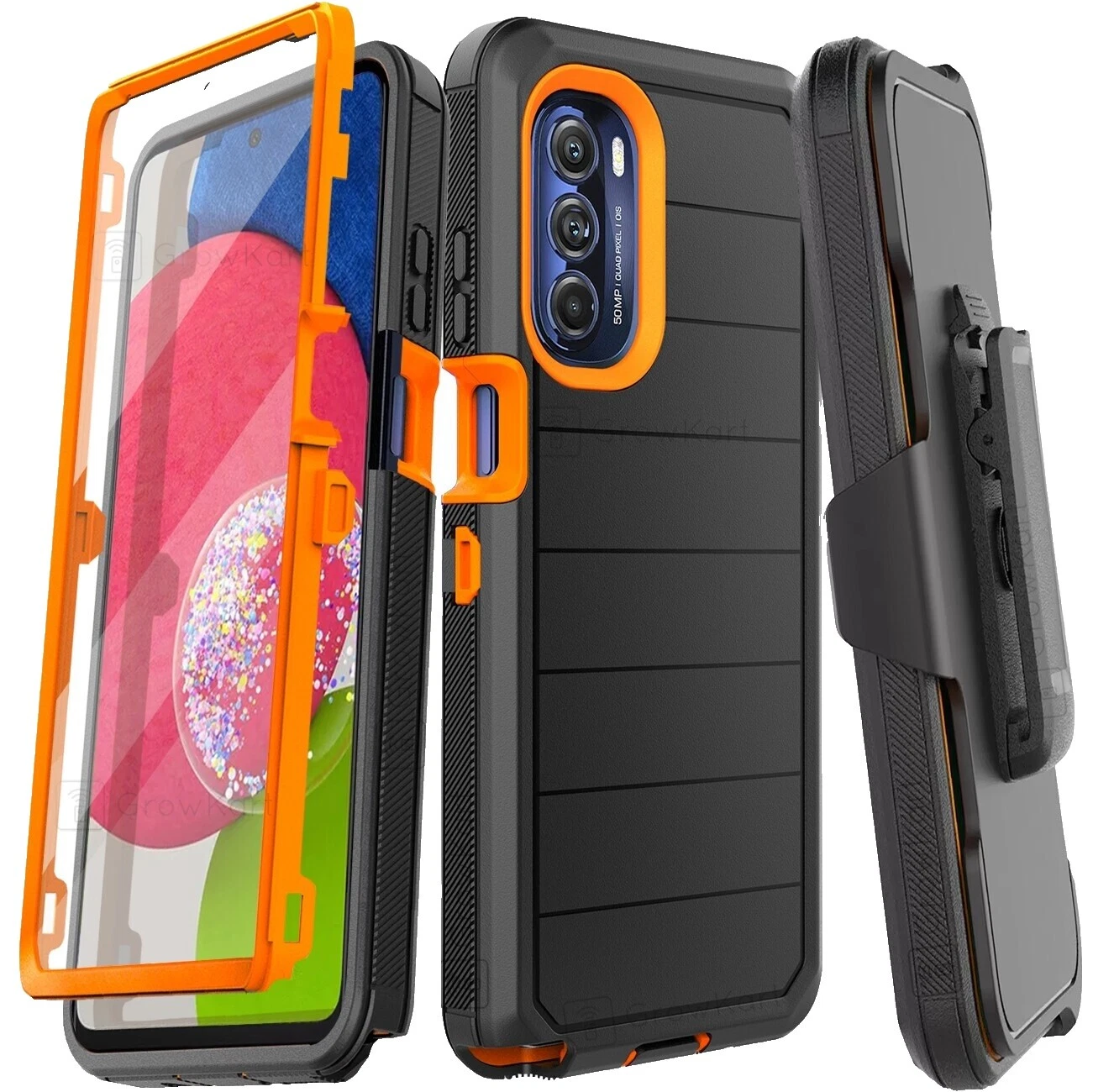 Rigid Plastic Cell Phone Hybrid Cases for Samsung