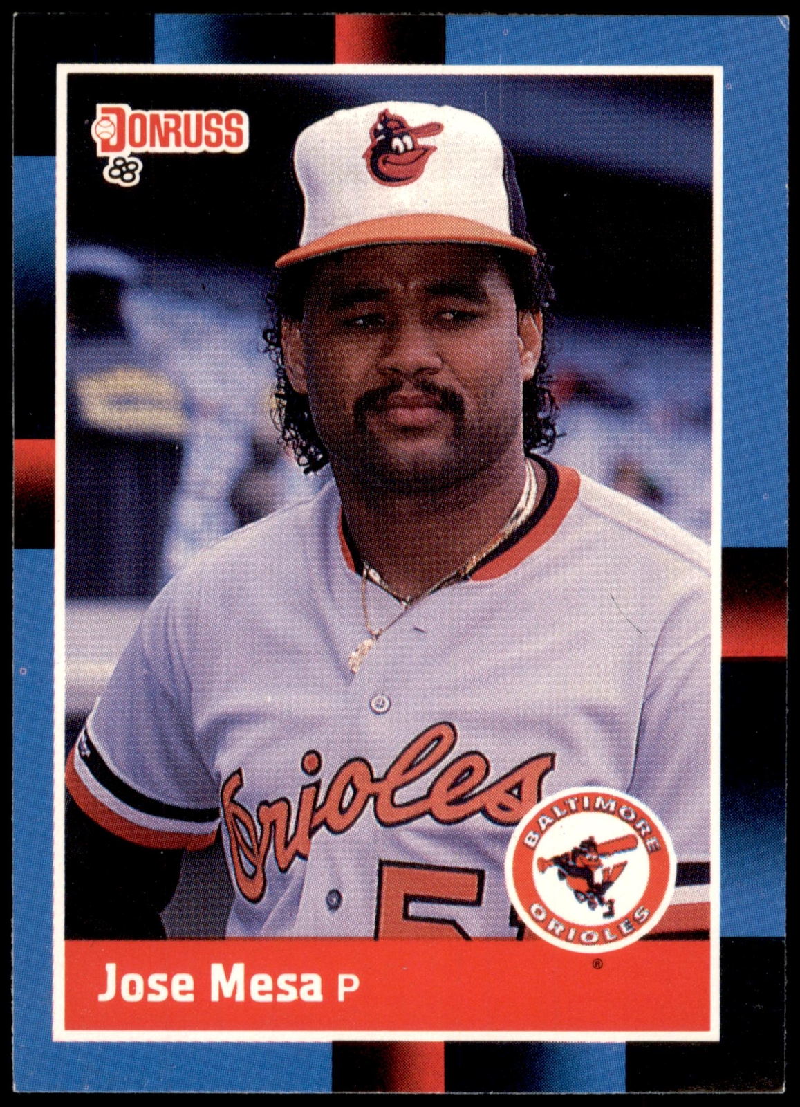 Jose Mesa #601c 1988 Donruss
