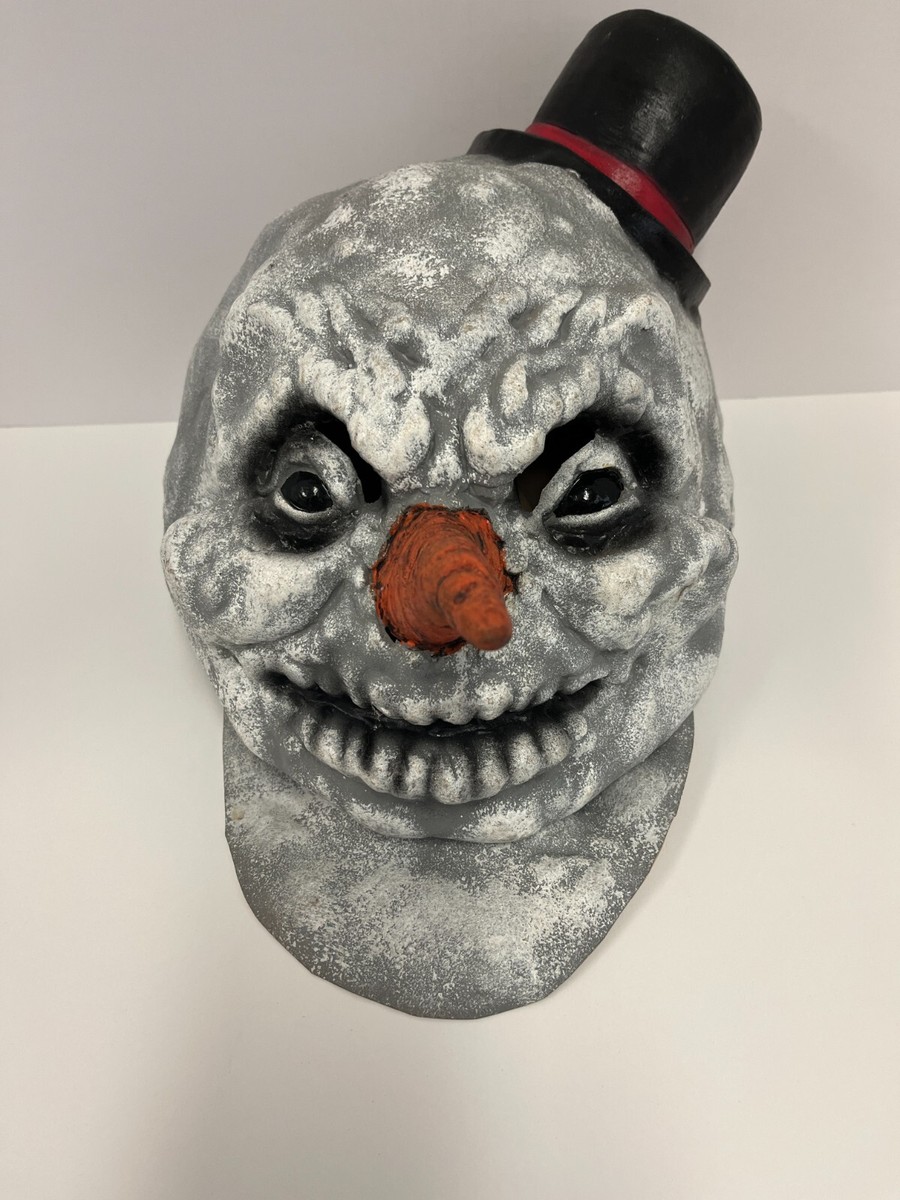 Ghoulish Productions Evil Jack Frost Snowman Latex Mask Halloween