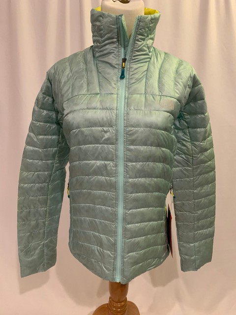 The North Face Womens Thunder Micro Down Puffer Jacket Nwt Xs Glass Green 270 For Sale Online