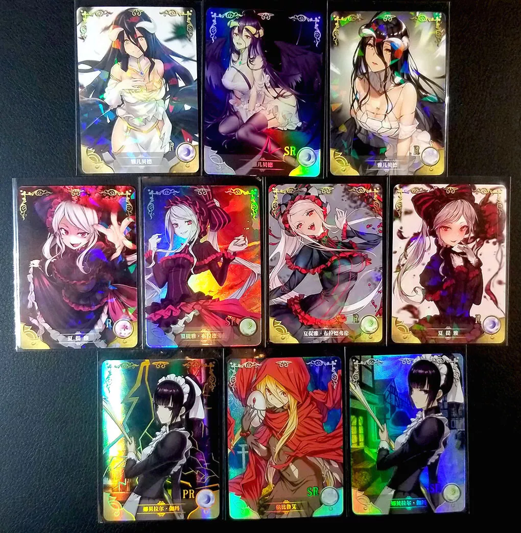 Wholesale Anime OVERLORD Luxury Collection Cards Movie Character