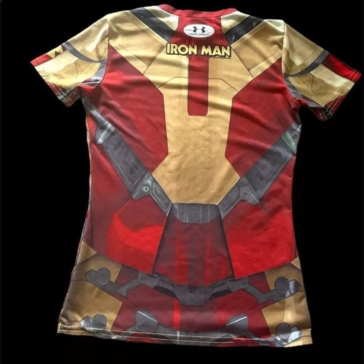 Under Armour Iron Man Suit Compression Shirt Cardinal 1273694-625 - Free  Shipping at LASC