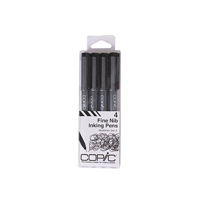 Copic Multiliner Fine A 4-Piece Set