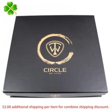West Tampa Circle of Life Toro Empty Cigar Box 8.75" x 8.5" x 2"