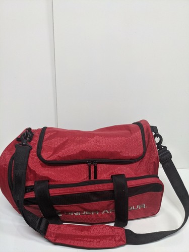 Under Armour Medium Red Duffle Gym Bag 