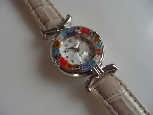 Muranoglas Damenuhr, Murano Glas Trend Mode Uhr, Schmuck Damen Uhr bunt NEU TOP - Picture 13 of 102