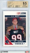 POP 1: J.J. Watt RC BGS 9.5: 2011 Score Glossy Rookie Card Parallel Gisto