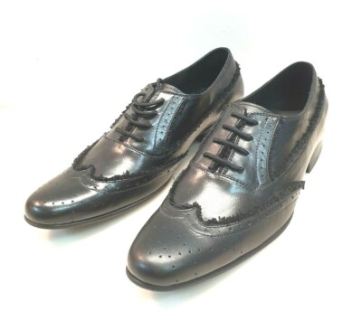 P1 Designer F BY FRIIS Herren Schuhe MARCO Halbschuhe Gr.42 Budapester Leder Neu