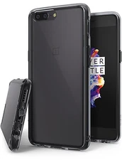 For OnePlus 5 | Ringke [FUSION] Clear PC Back TPU Frame Protective Cover Case