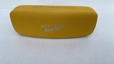 RAY-BAN JUNIOR DESIGNER EYEGLASSES SUNGLASSES OPTICAL YELLOW CLAMSHELL CASE ONLY