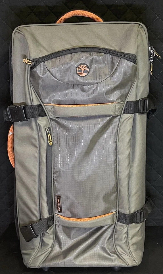 "Maleta de lona grande con ruedas verticales Timberland Cordura 30""" Foto 3 de 4