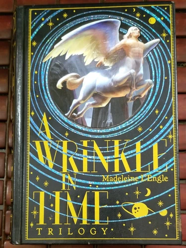 A Wrinkle In Time Trilogy by Madeleine L'Engle Barnes & Noble Leather Bound Ed. 