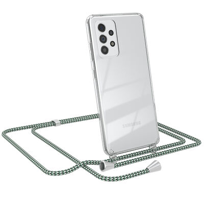 EAZY CASE für Samsung Galaxy A52 / A52 5G / A52s 5G Hülle mit Band Kette Grün