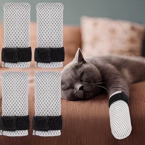 4Pcs Cat Socks Anti-Scratch Anti Skid Protective Friendly Skin to Sof✨y V0Q H1K5 - Picture 13 of 18