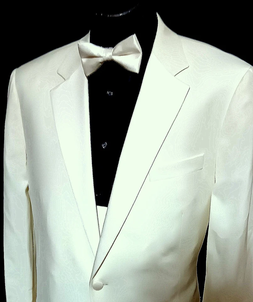 Samuelsohn Tuxedo 44L 双通风口带夏装和领带 — 第 3/4 张图片