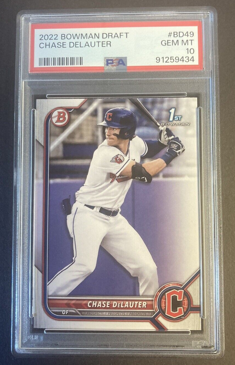 2022 Bowman Draft Chase DeLauter 1st Paper PSA 10 #BD-49 | eBay