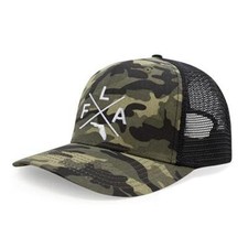 Florida FLA Hat for Men Women - Snapback Trucker Baseball Cap (Camouflage)