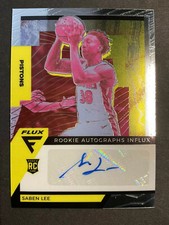 2020-21 Panini Flux Saben Lee Rookie Auto Influx #RAI-SLE + Silver RC #224