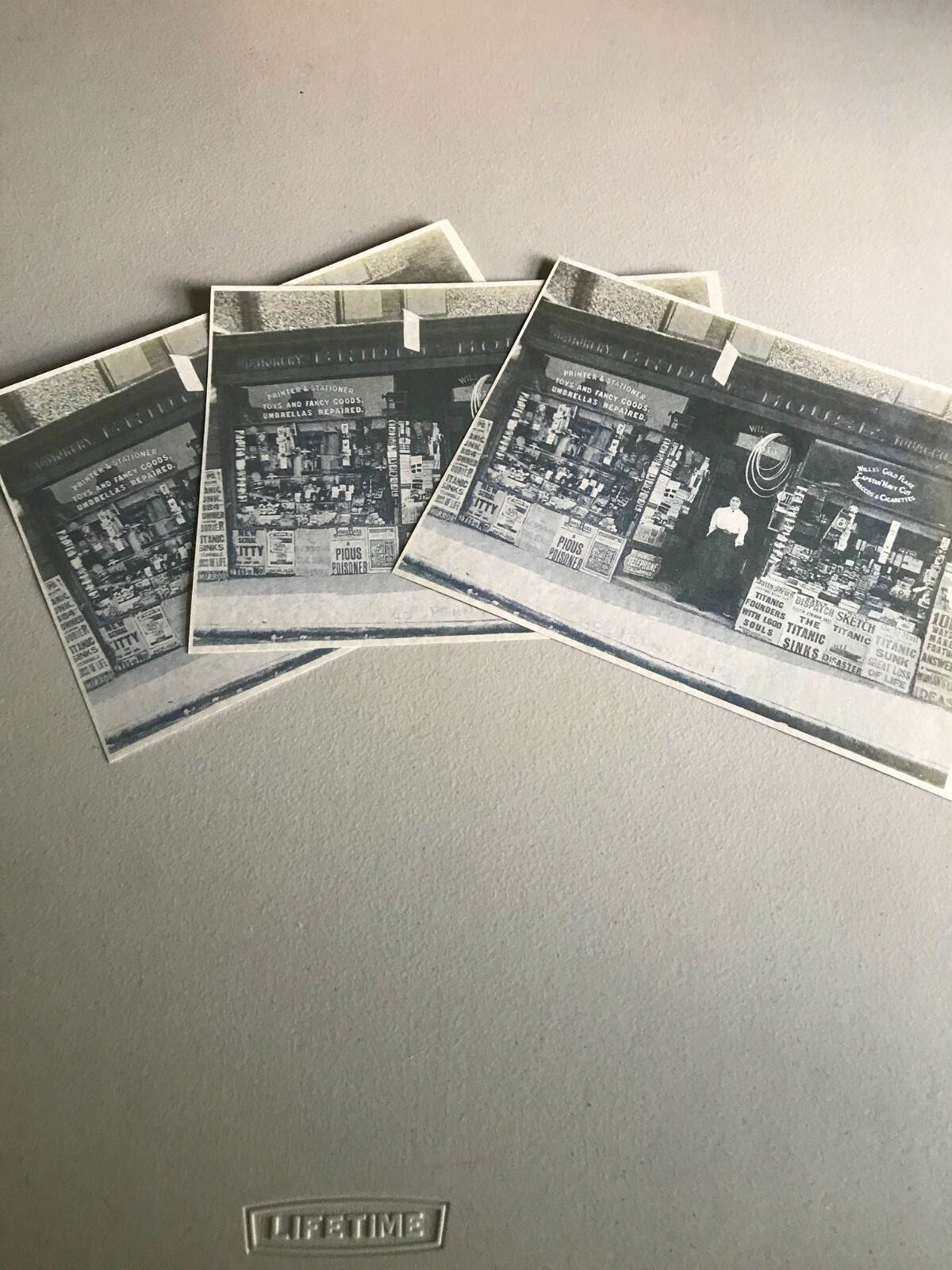 RMS TITANIC, PENNY LANE SHOPPE KEEPER LIVERPOOL, TITANIC SINKS RP 1912