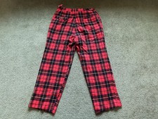 Vintage Chaps Division of Polo Just For Men Shop Red Plaid Pants
