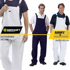 Mens Click Bib And Brace Painters & Decorator Overall Coverall Dungaree Work DIY