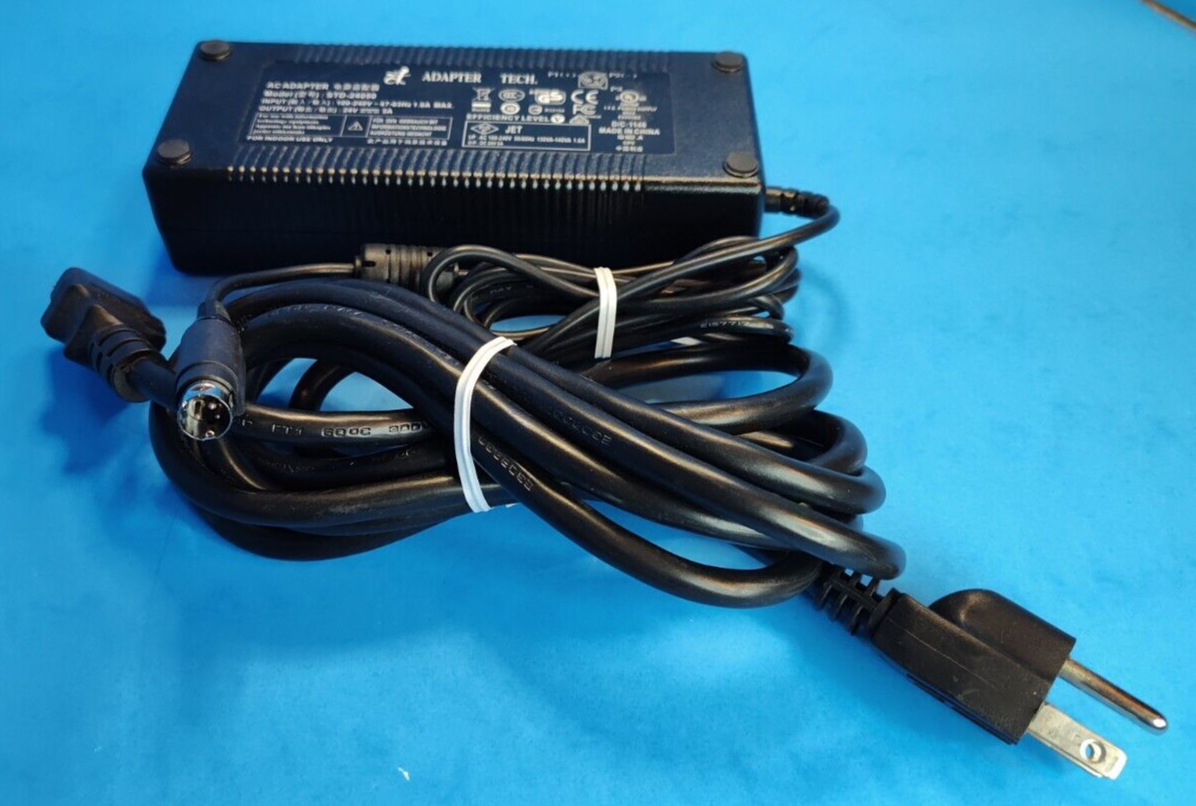Genuine Adapter Tech 24V 5A 120W 3Pin AC/DC Power Supply w/US Cord STD