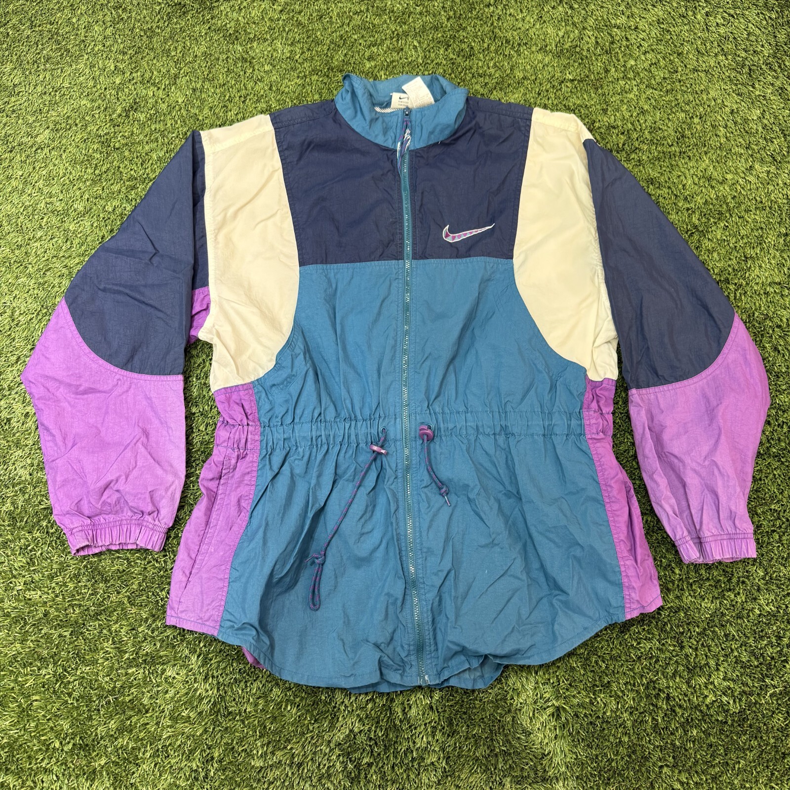 SACAI X NIKE Nike Giacca a vento vintage viola e colore navy L