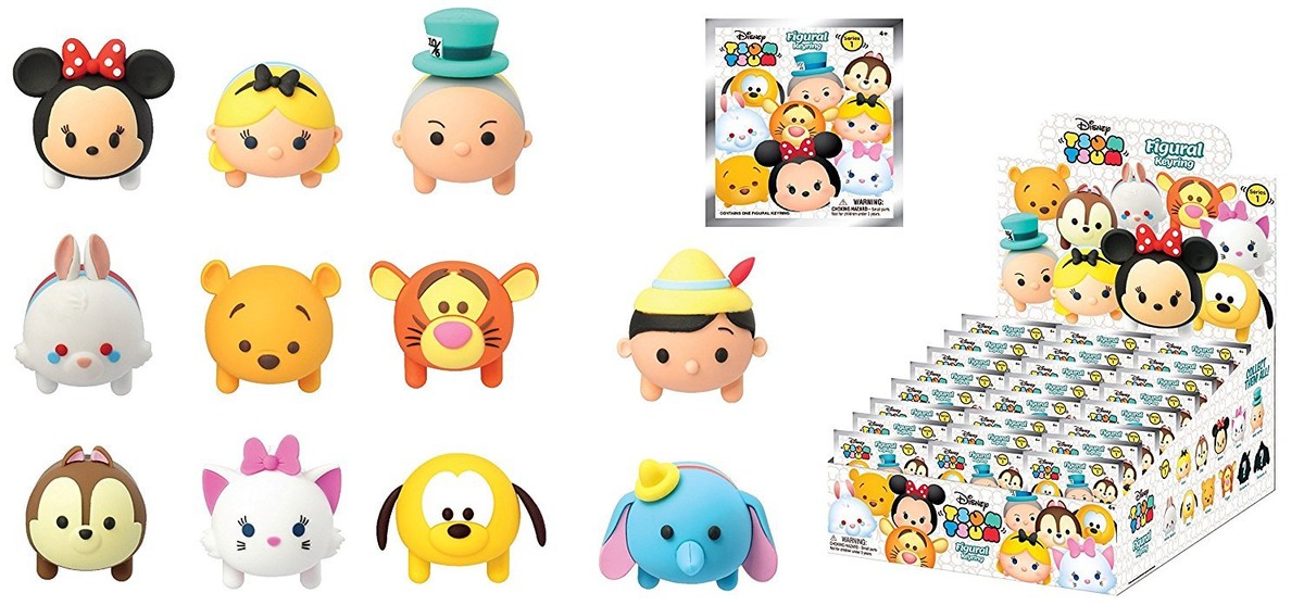 Figural Disney Tsum Tsum Series 1 Mystery Blind Bag Keyring - You