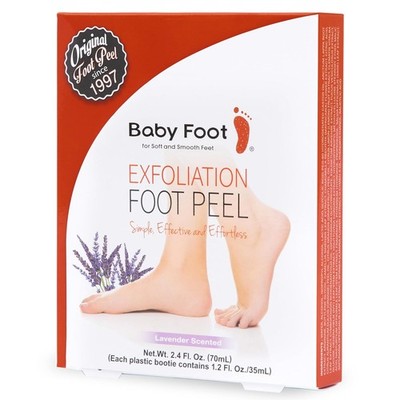 Baby Foot Original Exfoliation Foot Peel - For Rough Cracked, Dry Feet, Dead Ski