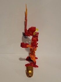 100% Complete & Retired Lego Bionicle Stars: Tahu (7116) w/ Instruction Manual 