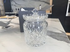 Vintage Waterford Crystal Cookie Jar Biscuit Barrel Signed Ireland James P Hayes