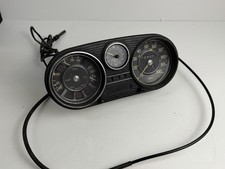Vintage Vdo Gauge Instrument Cluster 100 Mph Speedometer Clock Fuel Temp Oil 12v