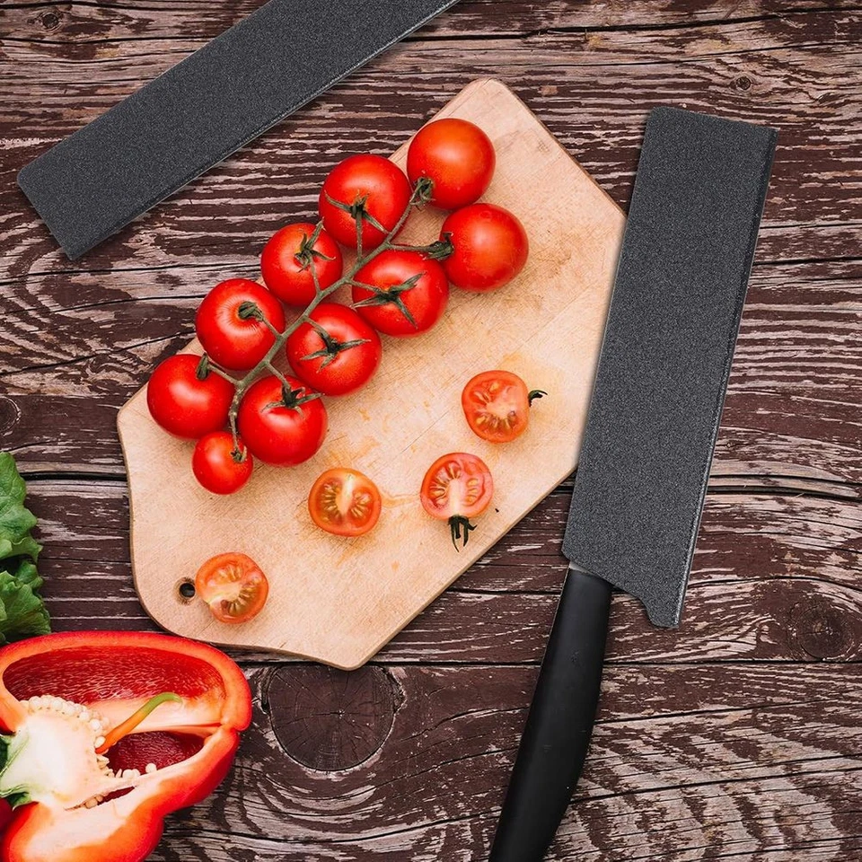 Juego de fundas protectoras universales de plástico ABS forradas de fieltro, 5 piezas protectores de cuchillas X1U8 Foto 4 de 4