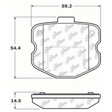 StopTech for Street Touring 06-09 Chevrolet Corvette Z06 Front Brake Pads