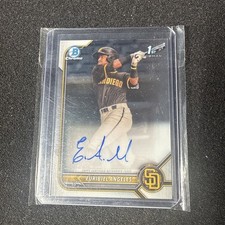 2022 Bowman Chrome Euribiel Angeles Prospect Auto CPA-EA Padres Athletics