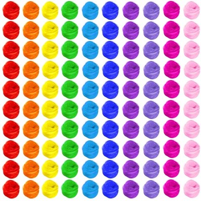 100 Pcs Square Dance Scarves Bulk Juggling Play Silks Scarves 24 x 24 Inches ...