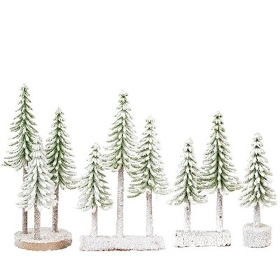 Kleiner Zedernbaumschmuck simulierte Beflockung für Weihnachtsdekoration