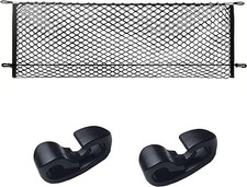 Cargo Net Compatible , Black, Nylon/Polyester, Hook Fastener