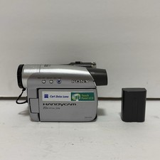 Sony Handycam DCR-HC28, Carl Zeiss Mini Camcorder Touchscreen UNTESTED