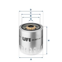 UFI 24.321.00 Kraftstofffilter FüR MERCEDES-BENZ Ssangyong Daewoo