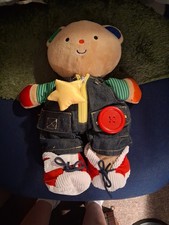 Melissa  Doug K's Kids Teddy Wear Learn to Dress Bear 13"