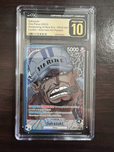 Sakazuki (Alternate Art) graded CGC 10 for sale on eBay