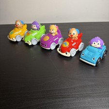 Fisher Price Laugh Learn Smart Speedster Puppy Purple Monkey Talking Racer LOT