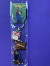 PADDINGTON BEAR IN PERU KEYCHAIN  AMC MOVIE PROMO  Honey Pot - Suitcase Bear
